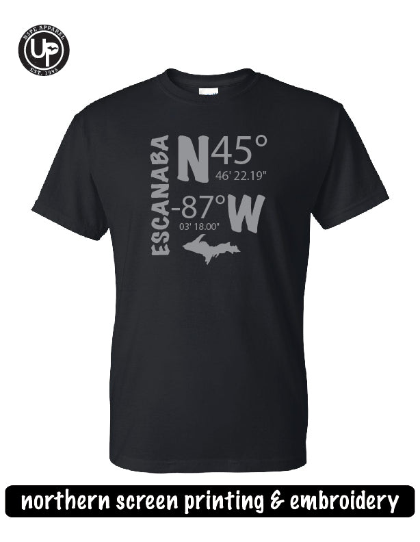 Escanaba Coordinates