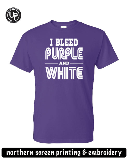 Gladstone I Bleed Purple & White
