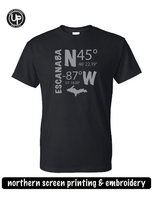 Escanaba Coordinates